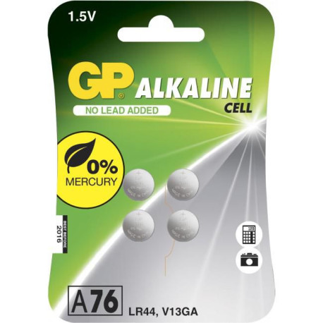 GP ALKALINE BUTTON CELL LR44 (103183-GP)