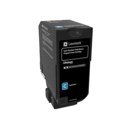 Lexmark 74C2Sc0 Toner Cartridge Original Cyan