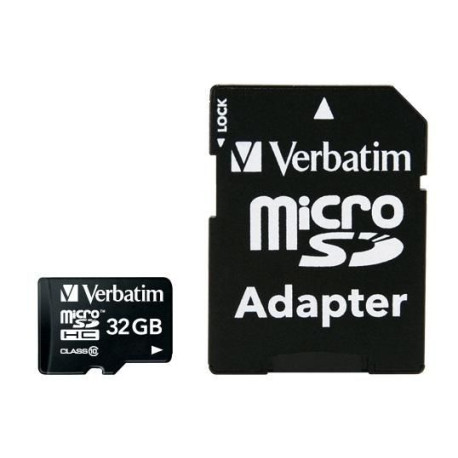 Verbatim 32 GB SD Micro (SDHC) Class 10 (44083)