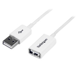 STARTECH 2M USB MALE TO FEMALE CABLE - (USBEXTPAA2MW)