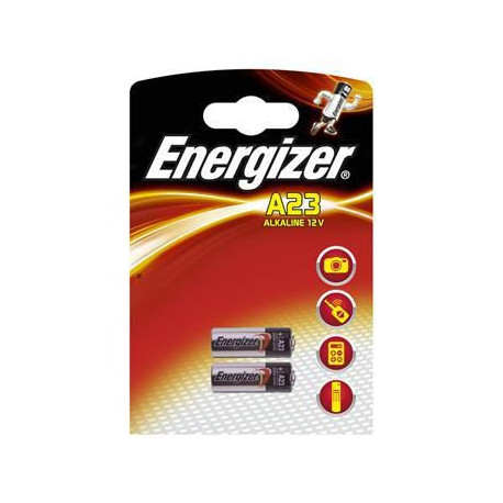 Energizer Battery A23/E23A Alkaline 2-pa (7638900295641)