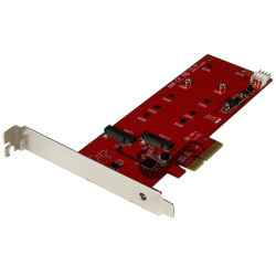 StarTech.com 2X M.2 SSD CONTROLLER - PCIE (PEX2M2)