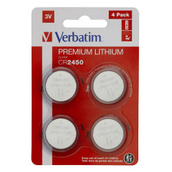 Verbatim LITHIUM BATTERY CR2450 3V 4 