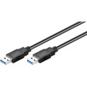 MicroConnect USB3.0 A-A 5m M-M, Black USB3.0 M/M 5m 5 m USB A (USB3.0AA5B)
