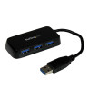 STARTECH .COM 4-PORT USB 3.0 SUPERSPEED HUB - PORTABLE MINI MULTIPORT USB