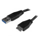 STARTECH CABLE MICRO USB 3.0 SLIM 3M - (USB3AUB3MS)