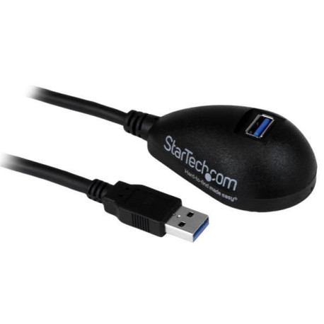 STARTECH 5FT BLACK USB 3 DESKTOP EXTENSION CABLE (USB3SEXT5DKB)