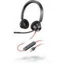 Poly Headset - Blackwire 3320 - On-Ear- 3300 Series - USB-A (214012-01)