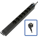 Lanview POWER STRIP 19 - 6 WAYS - 1U 
