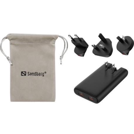 Sandberg 4in1 TravelCharger 65W Black (441-77)