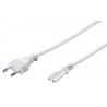 MicroConnect Power Cord Notebook 5m White (PE030750W)