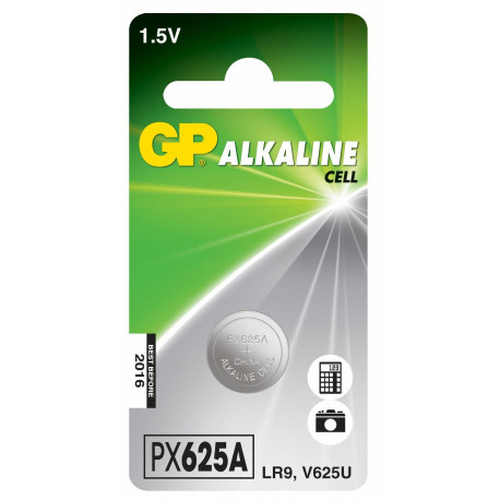 GP ALKALINE BUTTON Battery PX625A 