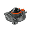 Gardena Comfort partial and full circle sprinkler Tango grey orange (02065-20)