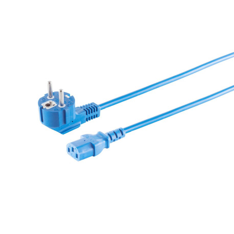 MicroConnect Power Cord Schuko Angled - 