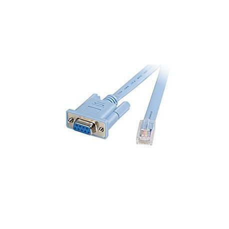 CISCO CONSOLE CABLE 6FT WITH (CAB-CONSOLE-RJ45=)