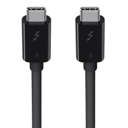 Belkin 0.8 M 40 Gbit/S Black 