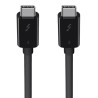 Belkin 0.8 M 40 Gbit/S Black 