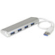 STARTECH 4PORT USB HUB ALUMINUM (ST43004UA)