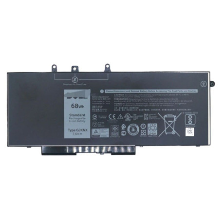 Dell Battery, 68WHR, 4 Cell, 