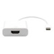 Garbot USB3.1 C-HDMI. M/F. White 20cm 