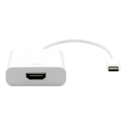 Garbot USB3.1 C-HDMI. M/F. White 20cm 