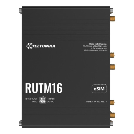 Teltonika Networks RUTM16 (Global, EU PSU) 4G 