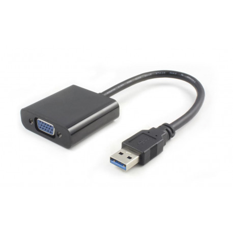 MicroConnect USB 3.0-VGA M/F Black (USB3.0VGA)