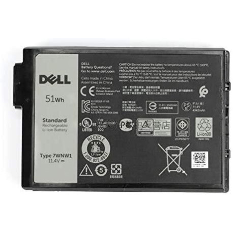 Dell Battery, 51WHR, 3 Cell, 