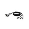 Belkin F1Dn1Ccbl Kvm Cable Black 3 M 