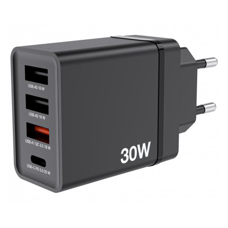 Verbatim USB Wall Charger 30W, Black 