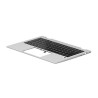 HP SPS-TOPCOVER W/KB BL SR UK 