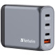 Verbatim GNC-100 GaN Charger 100W with 