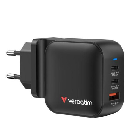 Verbatim Mini GaN Charger 70W 3 Port 