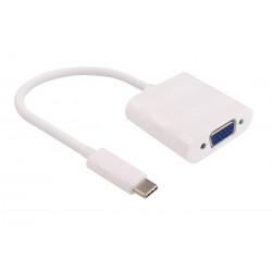 MicroConnect USB-C to VGA Adapter 0.2m (USB3.1CVGAW)