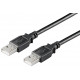 MicroConnect USB2.0 A-A 0,5m M-M, Black (USBAA05B)