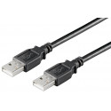 MicroConnect USB2.0 A-A 0,5m M-M, Black (USBAA05B)