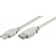 MicroConnect USB2.0 Extension A-A 3m M-F (USBAAF3)
