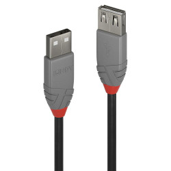 Lindy 3M Usb 2.0 Type A Extension Cable, Anthra Line (36704)