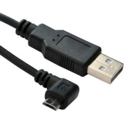 MicroConnect Micro USB Cable, Black, 3m (USBABMICRO3ANG)