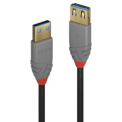 Lindy 3M Usb 3.2 Type A Extension Cable, Anthra Line (36763)