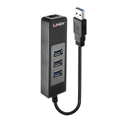 Lindy Usb 3.1 Hub & Gigabit Ethernet Adapter (43176)