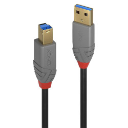 Lindy 2M Usb 3.2 Type A To B Cable, Anthra Line (36742)