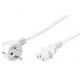 MicroConnect Power Cord 5m White IEC320 (PE010450W)