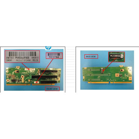 HP SPS-PCA 3S 2X8 X16 PCI-E M.2 (877946-001)