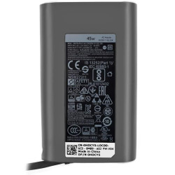 Dell AC Adapter, 45W, 19.5V, 3 