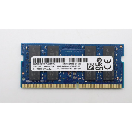 Lenovo MEMORY SODIMM 32GB DDR4 3200 Ramaxel (5M30Z71755)