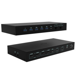 i-tec Usb-C Kvm Dock Pro For Three 