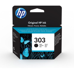 HP 303 Cartouche d'encre Noire Authentique T6N02AE ~200 Pages