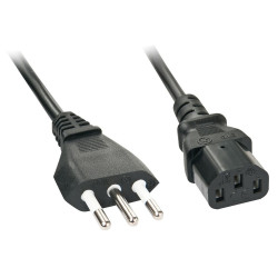 Lindy Power Cable Black 2 M Cei (W128370720)