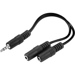 Sandberg MiniJack Splitter 1- to 2 (502-16)